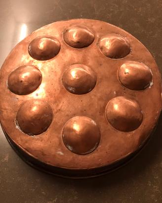 Piatto decorativo in rame