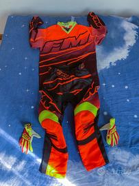 completo motocross bambino