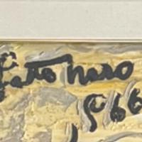 Quadro olio gatto nero