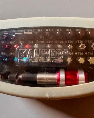 Maurer Inserti Colorati, Acciaio, S2, 32 Pezzi