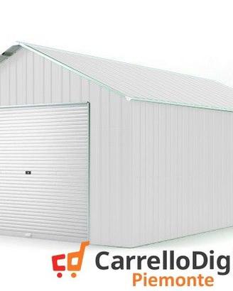 Baracca container 438x724 cm saracinesca bianco