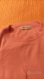 Felpa rosa uomo Stone Island 