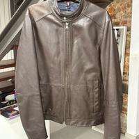 Giubbotto in pelle marrone  tommy hilfiger