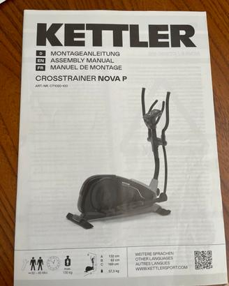 Ellittica KETTLER Crosstrainer NOVA P