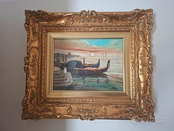 Quadro olio su tela stile Barocco