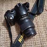 Nikon D60 con obiettivo 18-55 + 70-300
