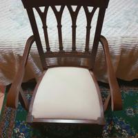 Nuova sedia Made in Italy in legno natural 