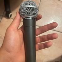 Microfono XLR Shure SM58 Nuovo con istruzioni.