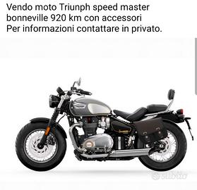 moto Triumph Bonneville speedmaster