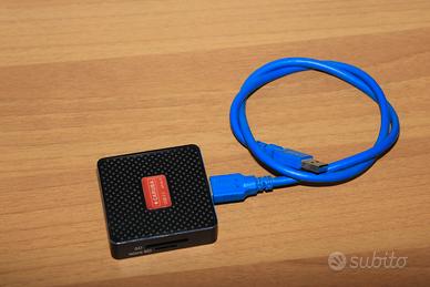 Lettore Schede Fotografiche USB 3.0 per CF SD ecc.