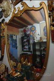 Specchio Stile antivo color dorato