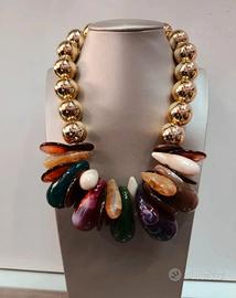  Collana girocollo con ciondoli