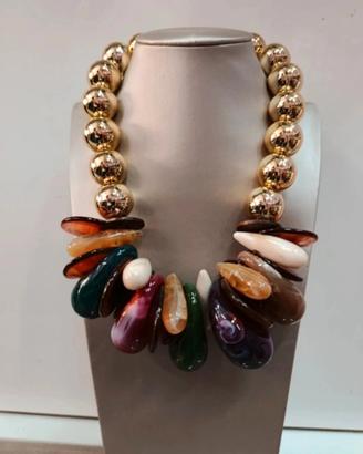  Collana girocollo con ciondoli