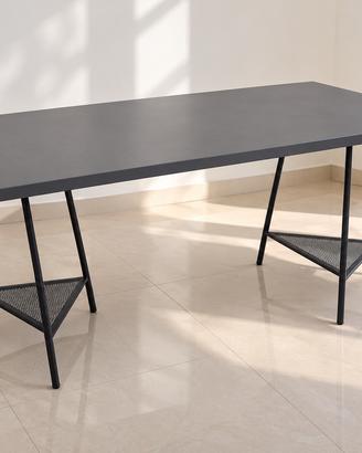 Scrivania 160x80 cm con struttura in metallo