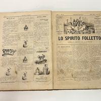 2 Volumi Antichi "Lo Spirito Folletto" 1879 e 1881