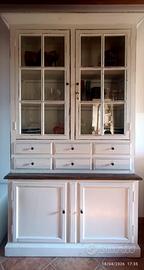 Credenza shabby chic in legno massello