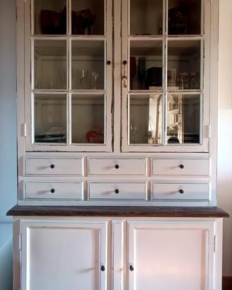 Credenza shabby chic in legno massello