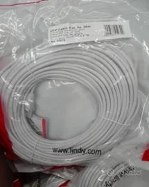N° 2  Cavi rete/ethernet CAT5 da 30 mt nuovi
