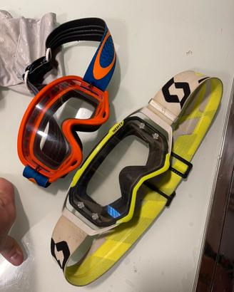 Occhiali oakley e scott