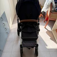 CYBEX PLATINUM PRIAM trio blue + base girevole