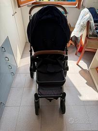 CYBEX PLATINUM PRIAM trio blue + base girevole