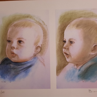 Antonio boatto quadro su cartoncino