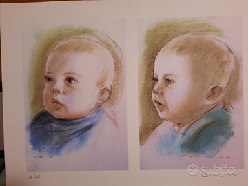 Antonio boatto quadro su cartoncino