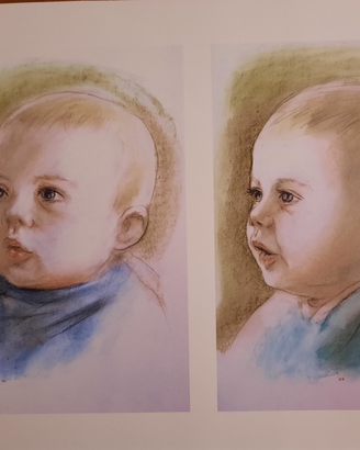 Antonio boatto quadro su cartoncino