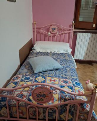 Letto in ferro con materasso