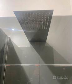 Doccione acciaio a muro