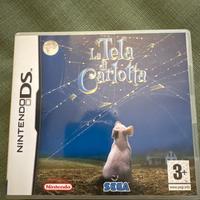 Nintendo DS La tela di Carlotta videogioco 🐭