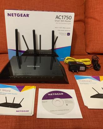 NETGEAR Router smart WiFi Dual Band Gigabit Ac1750