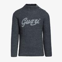 MAGLIONE MOTO GUZZI GRIGIO 3 BOTTONI TG M