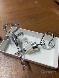 set cavatappi e tappo per vino a cuore 🍾❤️ (nuovo)