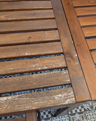 Tavolo allungabile da giardino in legno IKEA