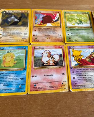 Carte pokemon prima serie