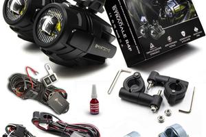 Fari moto SMARTBOMB R4F omologati TUV Germania 40w