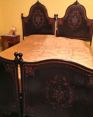 Letto in ferro decorato dell' 800