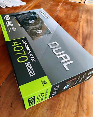 ASUS Dual GeForce RTX 4070 Super 12GB GDDR6X Sched