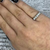 Anello in argento 925 a veretta