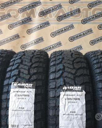 4 pneumatici nuovi 205 70 15 4x4 renegade
