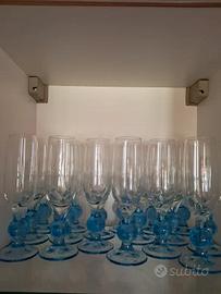 Calici flûte da champagne "Nouvo Blue Globe"