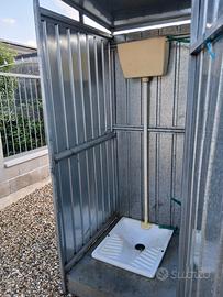 WC in lamiera zincata