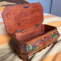 scatola portagioie vintage in legno