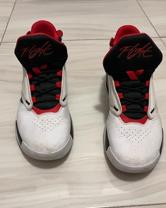 JORDAN MAX AURA 4 - Sneakers alte buanche e rosse