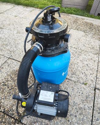 pompa piscina + mobiletto + piscina + accessori 