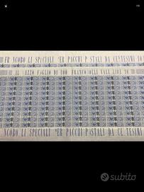 Francobolli pacchi postali