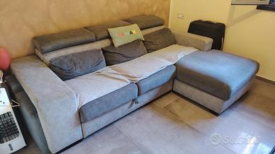 divano letto con puff