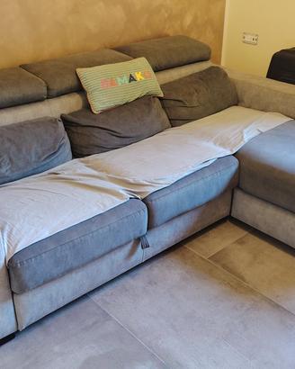 divano letto con puff