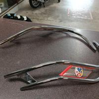 COPPIA BORDO SCUDO  CROMATO  NUOVO  VESPA 50 